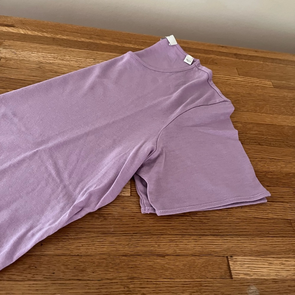 VINCE LAVENDER ROUND NECK TEE
